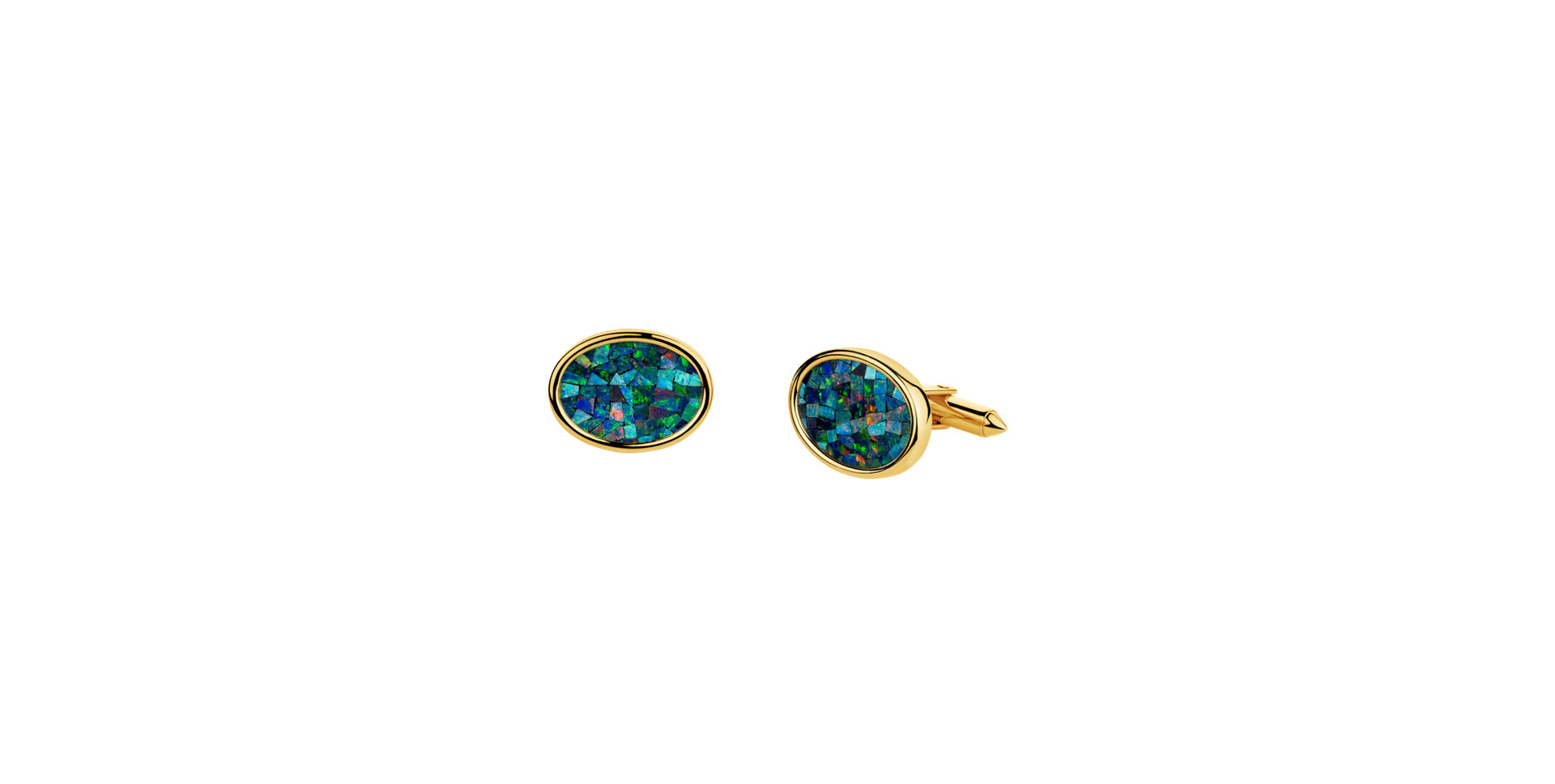 Cufflinks with Opal King Edward