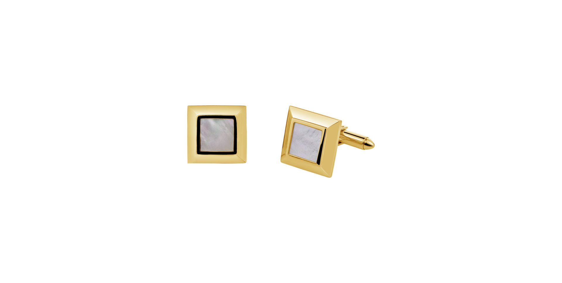 Cufflinks with Mother of Pearl Vibrant Vignette
