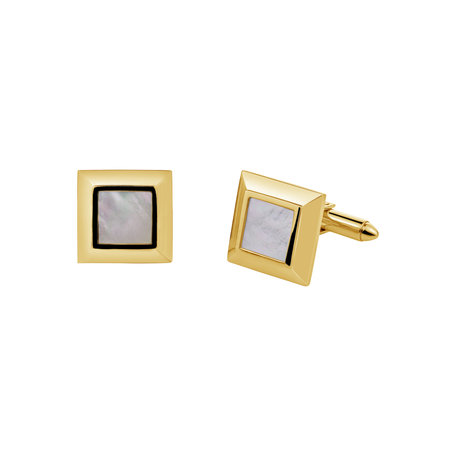 Cufflinks with Mother of Pearl Vibrant Vignette