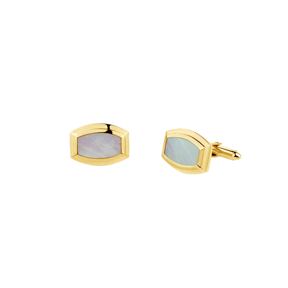 Cufflinks with Mother of Pearl Pearl Perfection