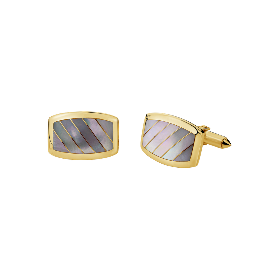 Cufflinks with Mother of Pearl Chivalry