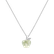 Diamond pendant with Prehnite Happy Apple2