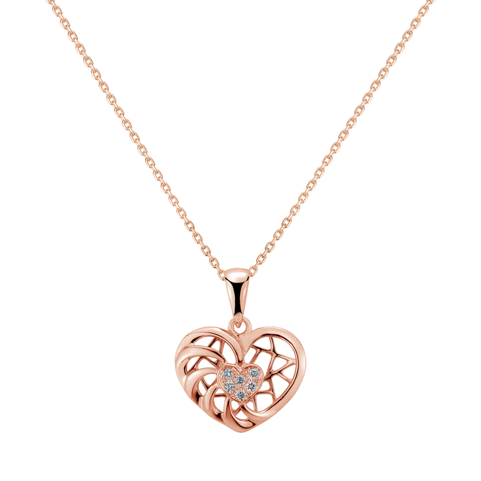 Diamond pendant Dazzling Love