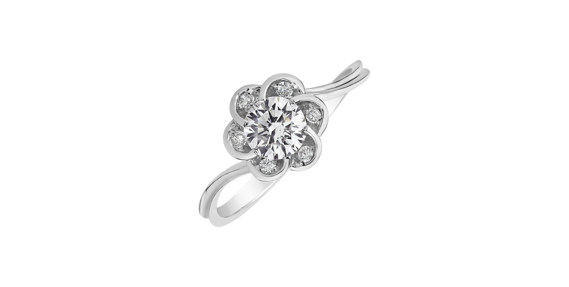 Diamond ring White Marigold