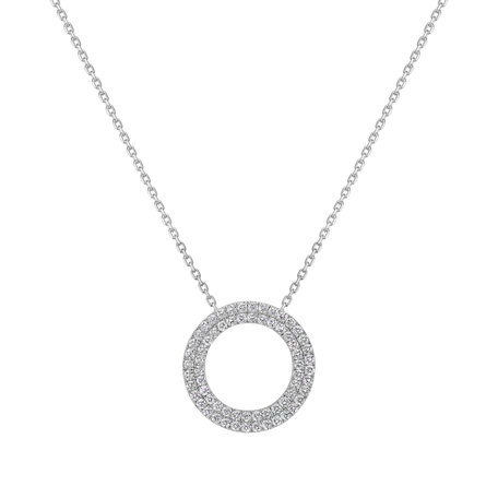 Diamond pendant Geometric Sun