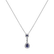 Diamond necklace with Sapphire Arcane Storm1
