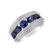 Diamond ring with Sapphire Emelia2