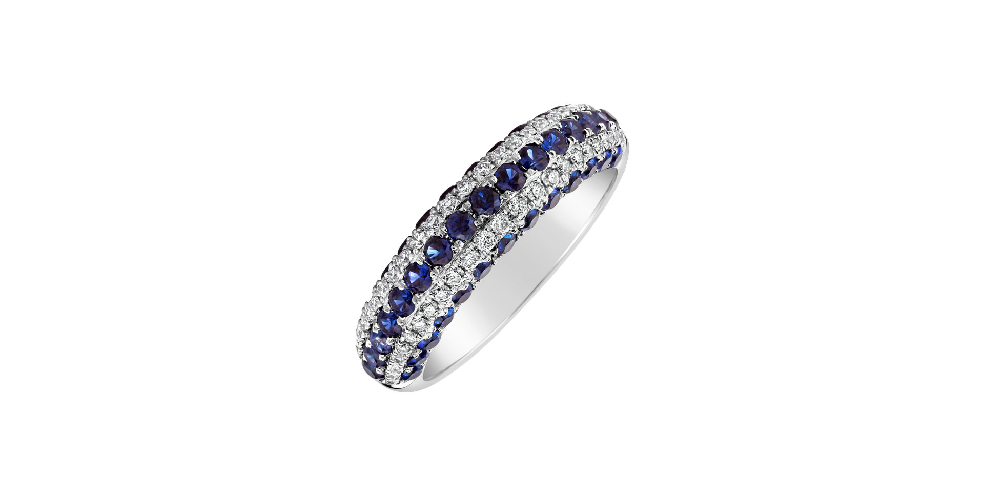 Diamond ring with Sapphire Antoinette
