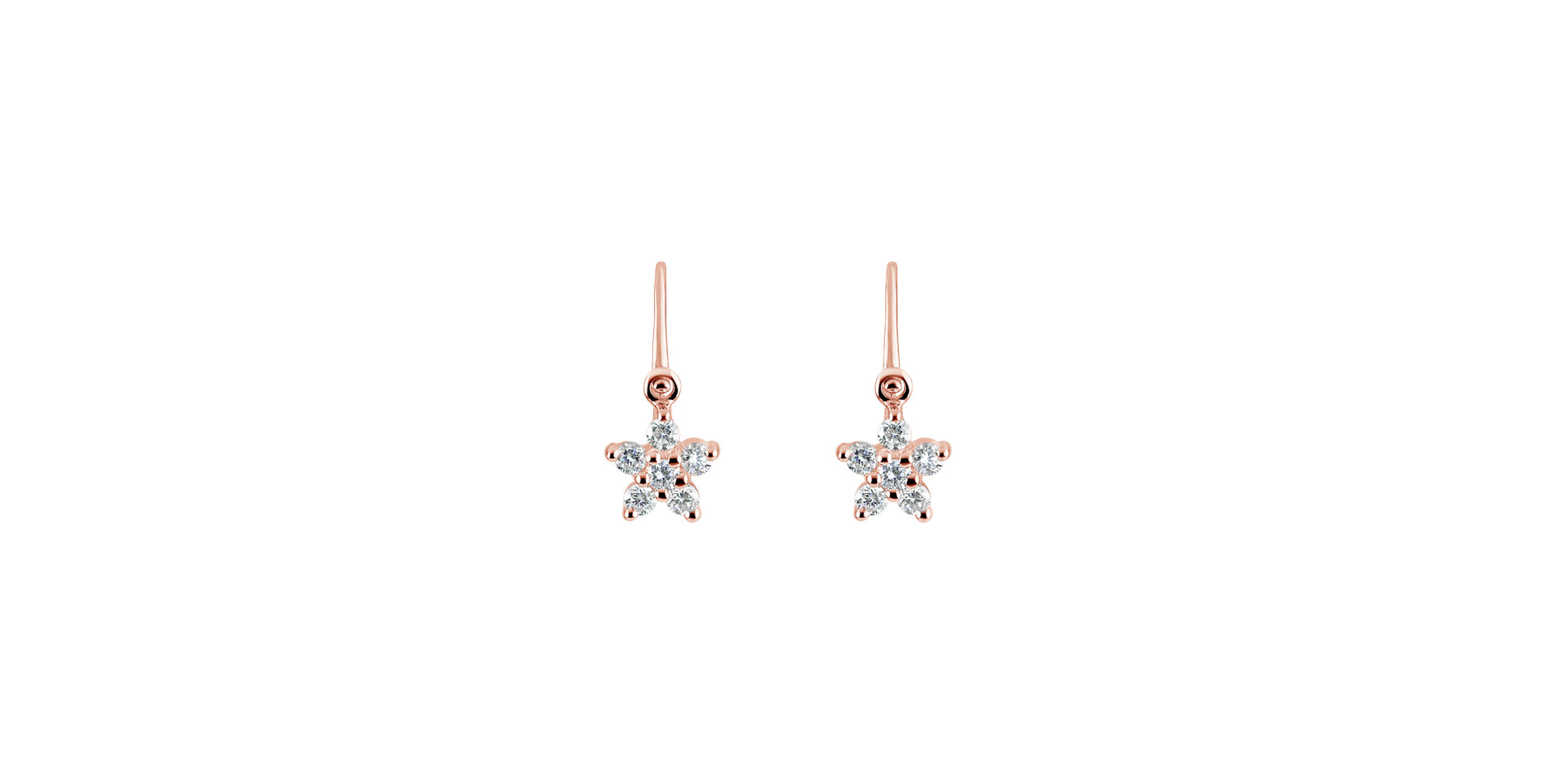 Children's diamond earrings Lovely