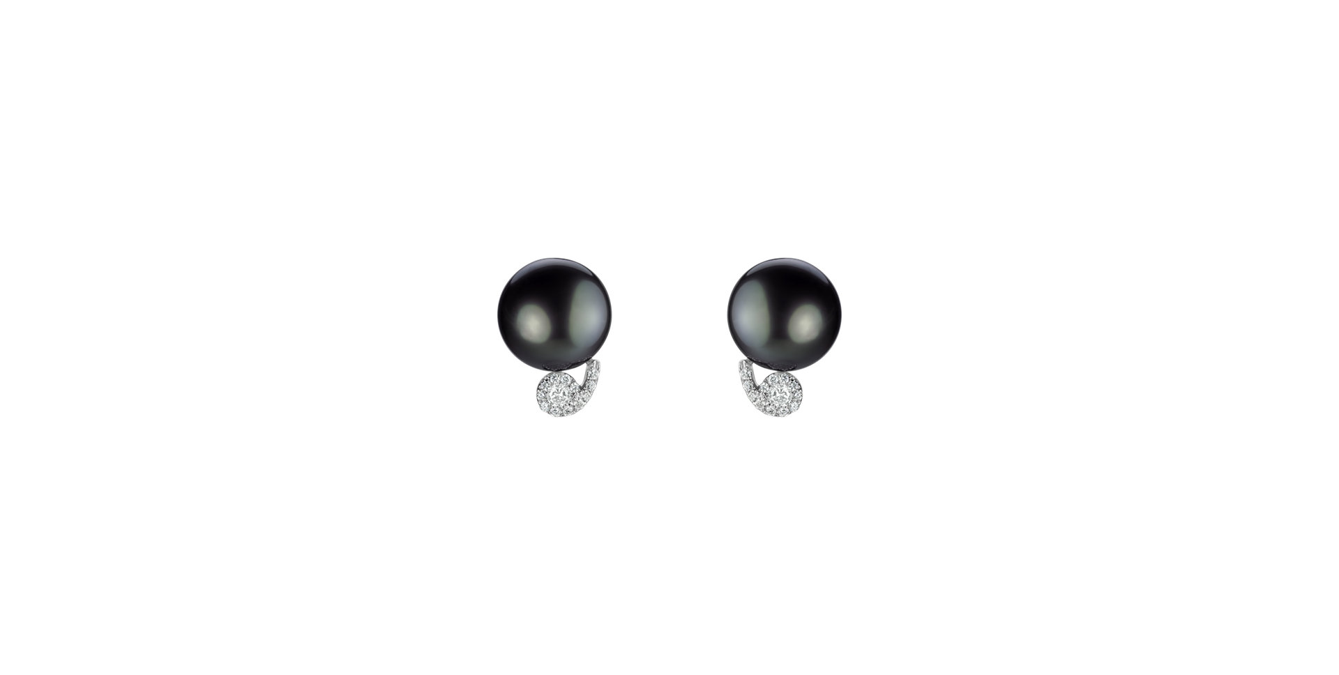 Diamond earrings with Pearl Barbados