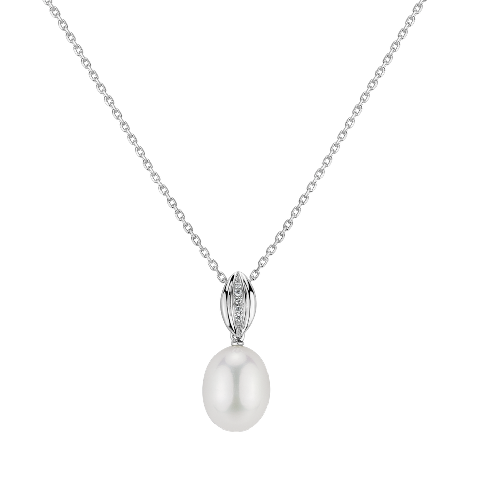 Diamond pendant with Pearl Pearly Coast