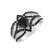 Ring with black and white diamonds Astrid2