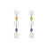 Diamond earrings, Amethyst ,Citrine and with Pearl Ocean Dream2