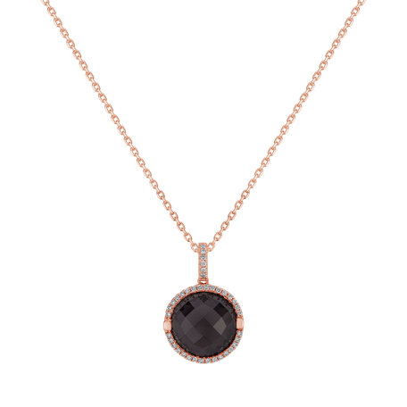 Diamond pendant with Quartz Charmed Delight