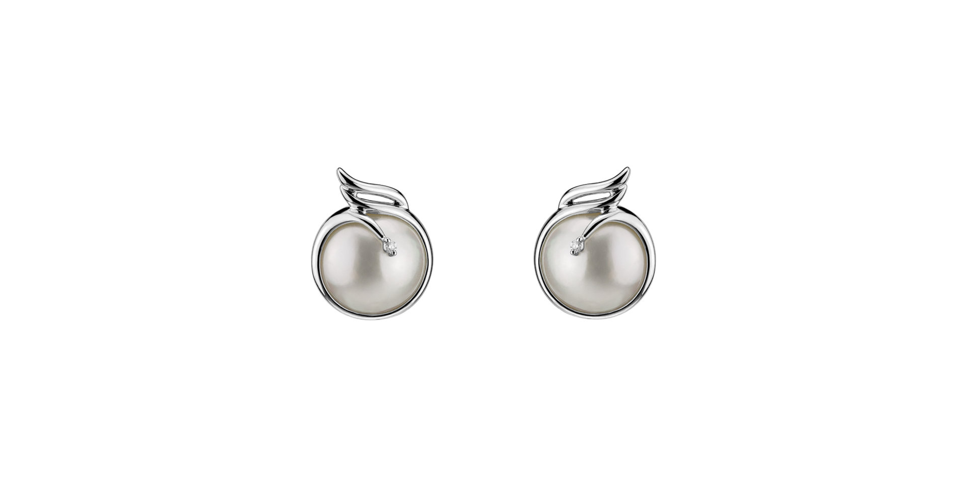 Earrings with Pearl diamonds Phaethon