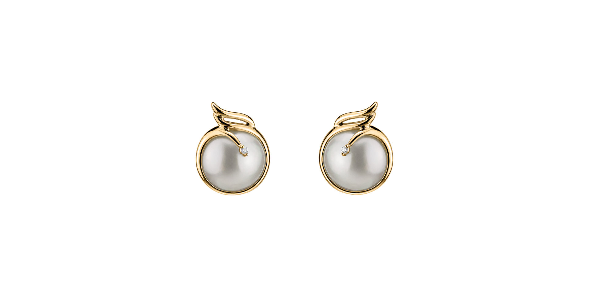 Earrings with Pearl diamonds Phaethon