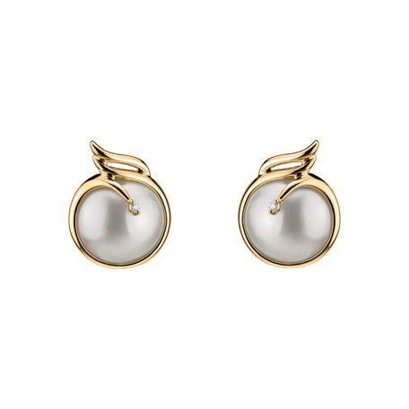 Earrings with Pearl diamonds Phaethon