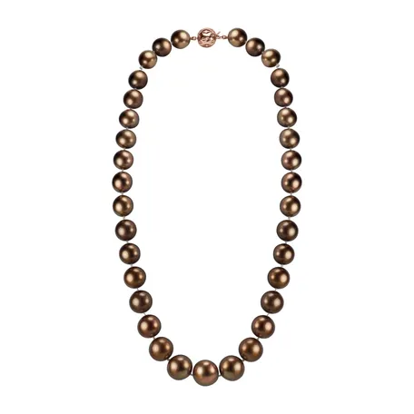 Diamond necklace with Pearl Apparition