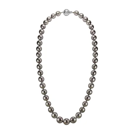 Diamond necklace with Pearl Metis