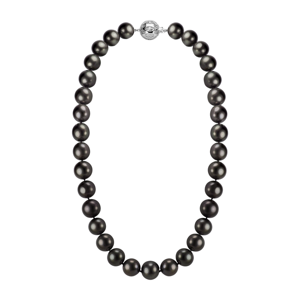 Diamond pearl necklace Jax