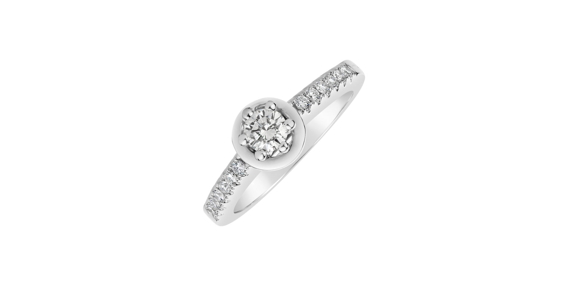 Diamond ring Crystal Lune