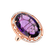 Diamond rings with Amethyst Chay2