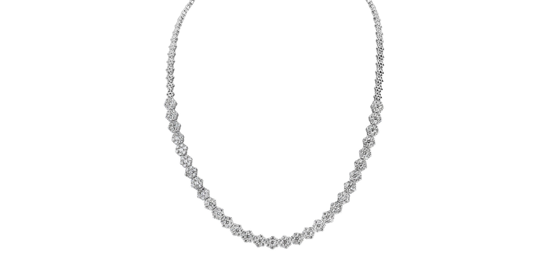 Diamond necklace Meadow Raindrops