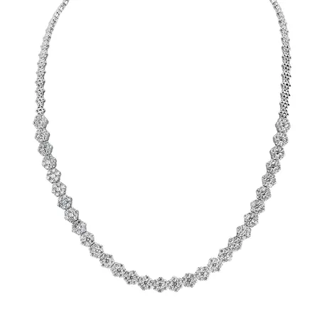 Diamond necklace Meadow Raindrops