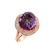 Diamond rings with Amethyst Paradise Island2