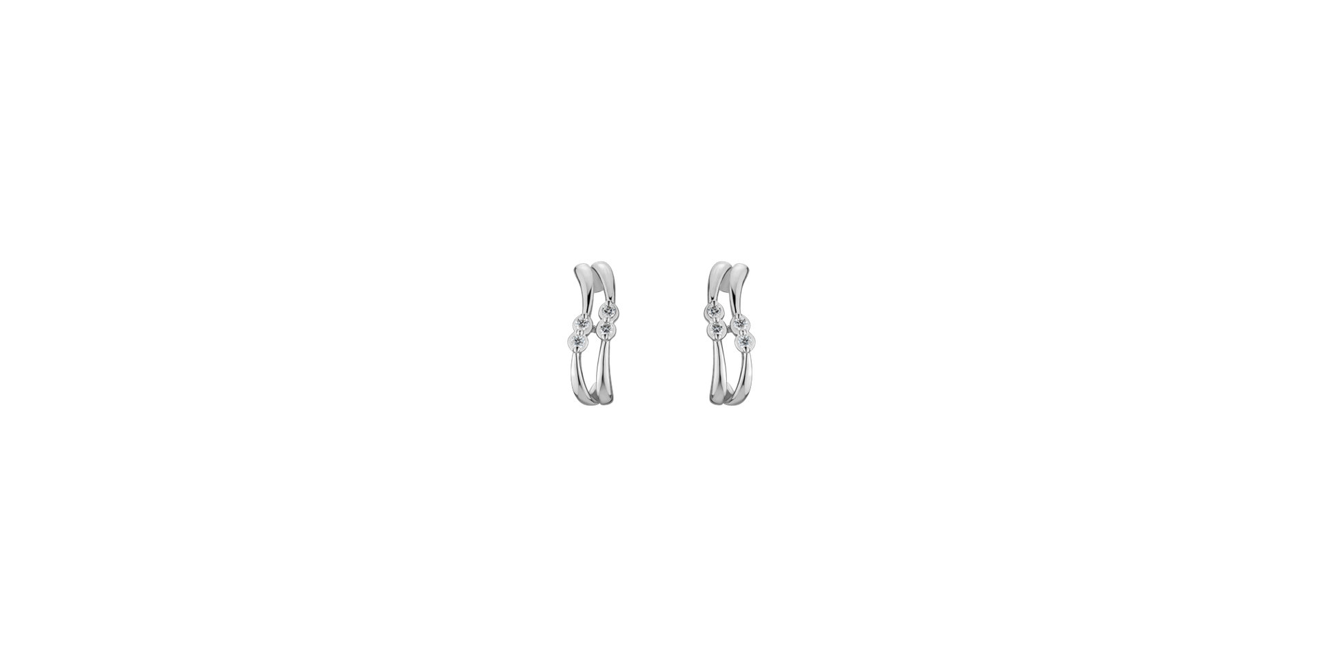 Diamond earrings Leo Symphony