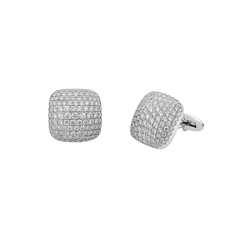 Diamond Cufflinks Star Gem