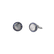 Cufflinks with Mother of Pearl and Sapphire Gloomy Ice2