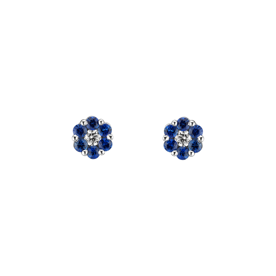 Diamond earrings and Sapphire Edens Gift