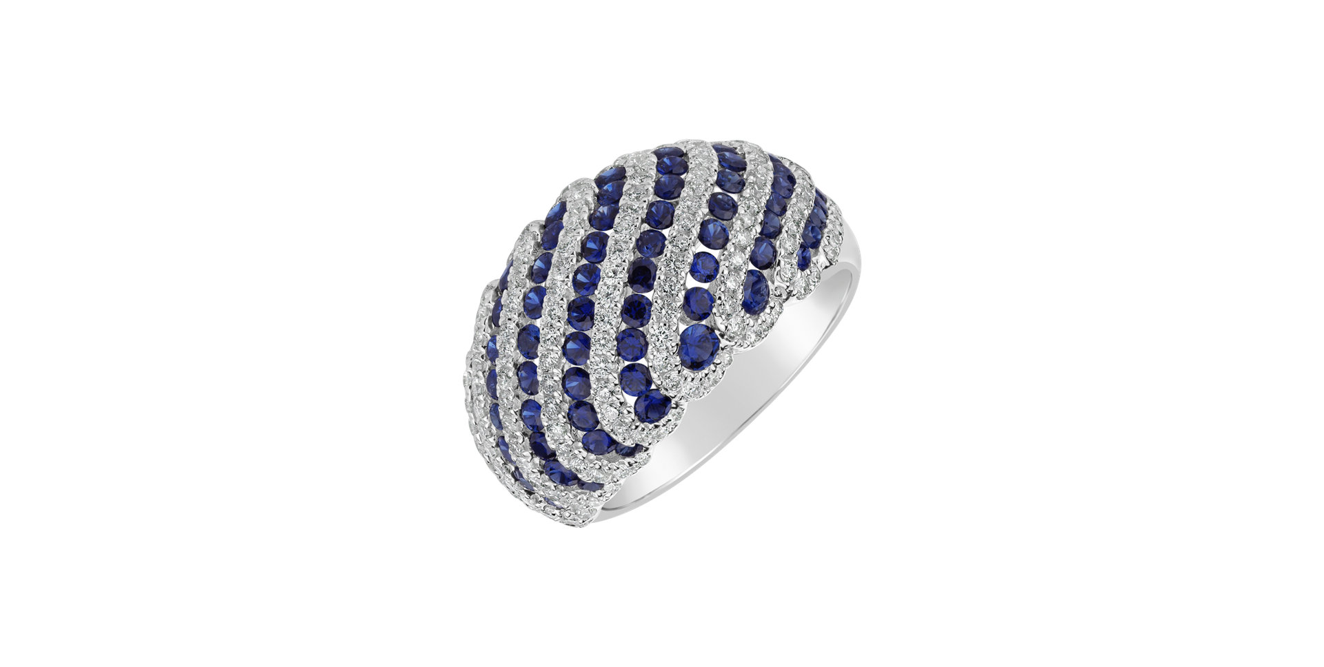Diamond ring with Sapphire Suhana