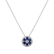 Diamond pendant with Sapphire Morwenna2