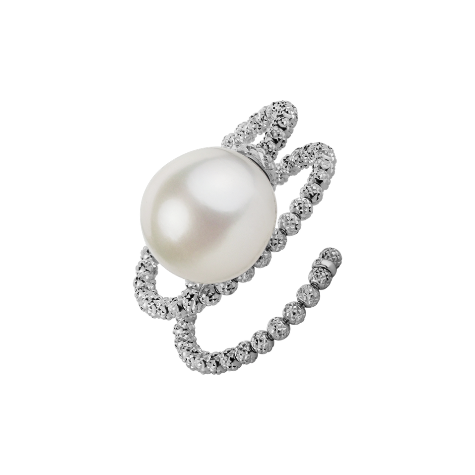 Ring with Pearl Ocean Energy