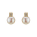Diamond earrings with Pearl Pearl Fairytale2