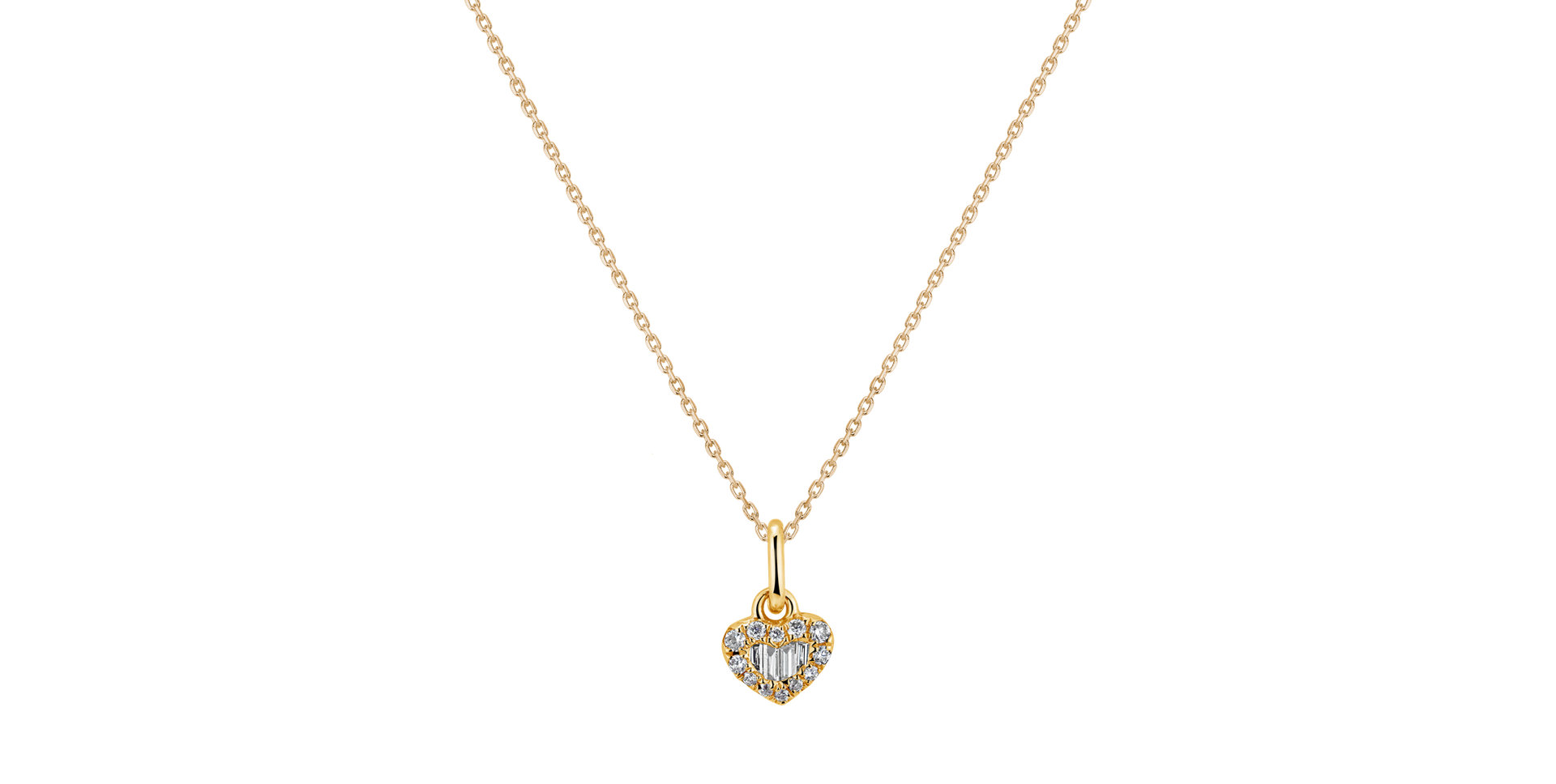 Diamond pendant Serene Heart