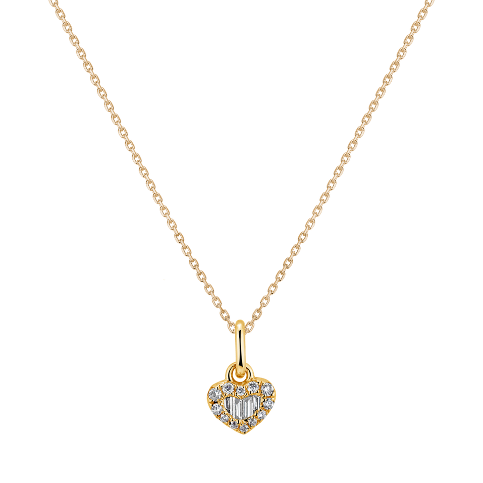 Diamond pendant Serene Heart