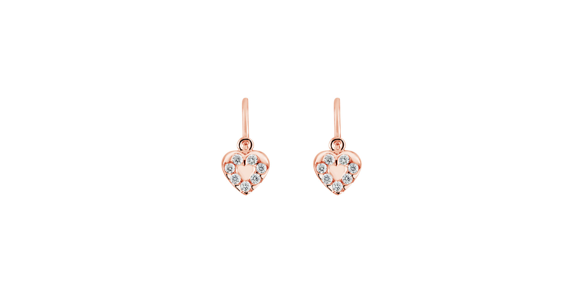 Children's diamond earrings Space Love