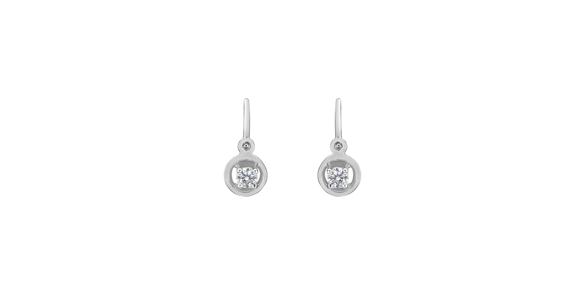 Children's diamond earrings Gold Baby