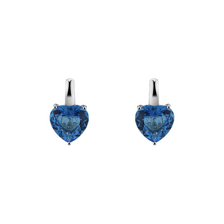 Earrings with Topaz Shiny Romance