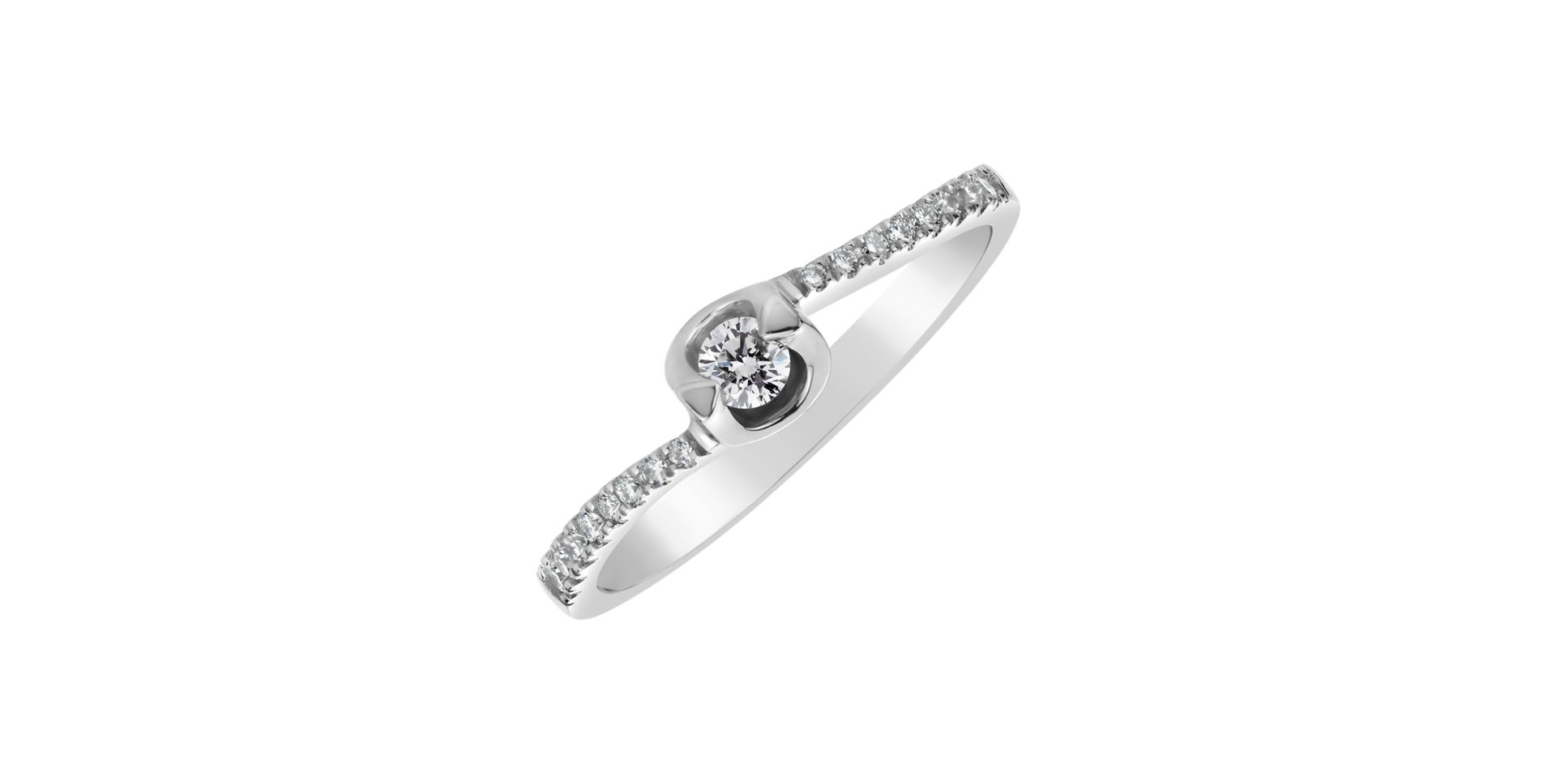 Diamond ring Love Swirl