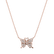 Diamond necklace Monogram Butterfly2