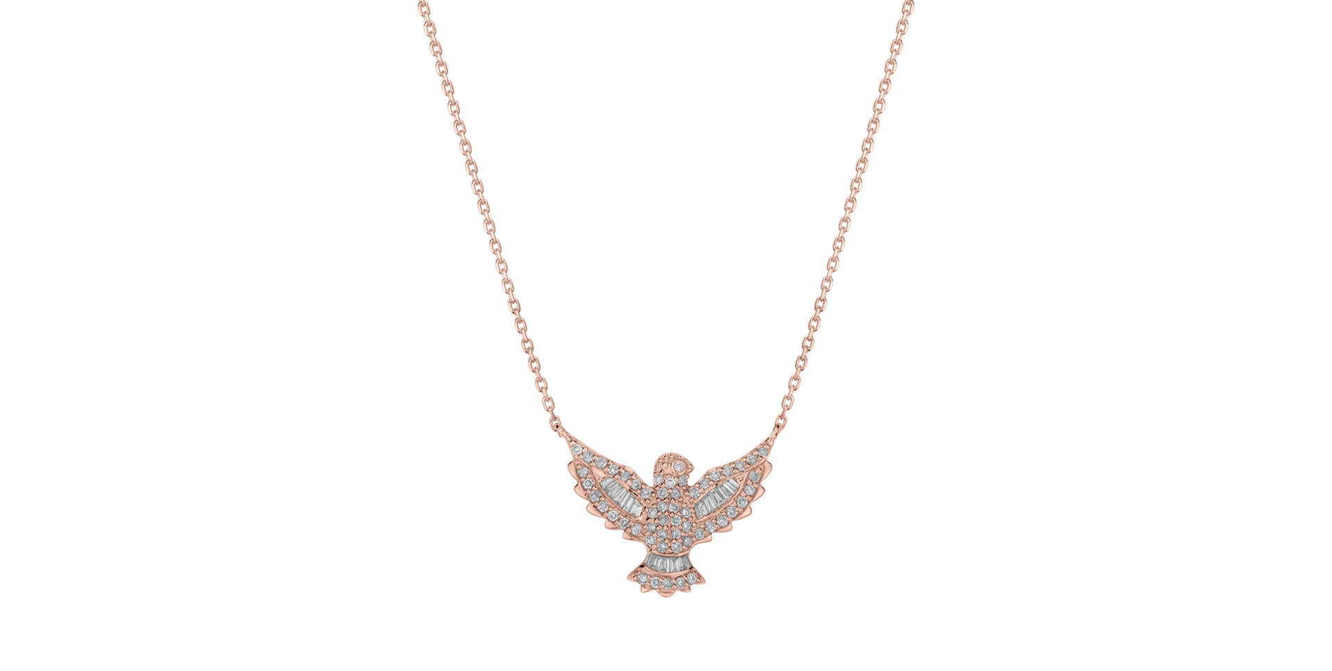 Diamond necklace Glitter Eagle