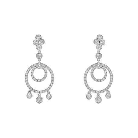 Diamond earrings Bubbly Puffin