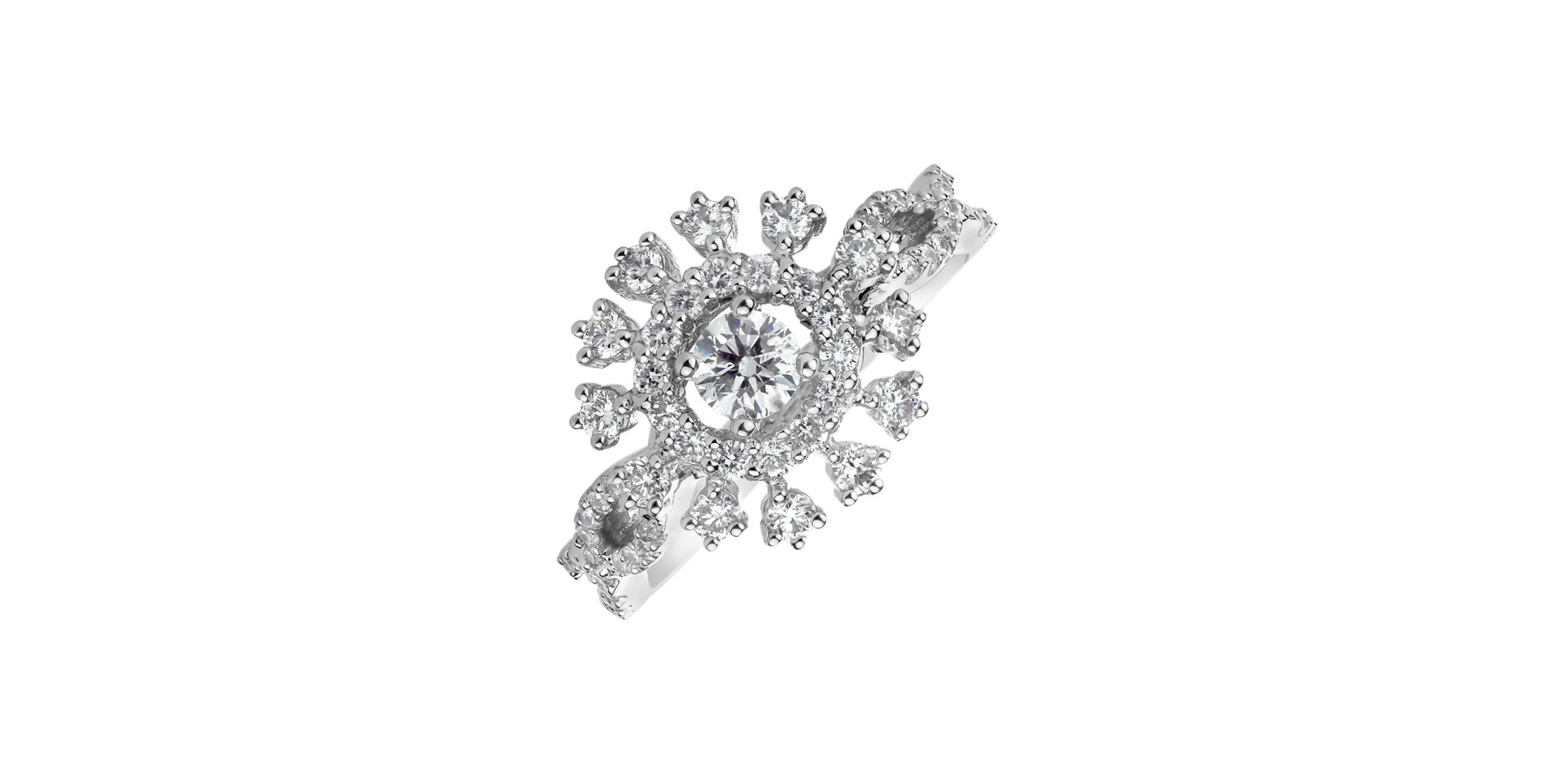 Diamond ring Snow Queen