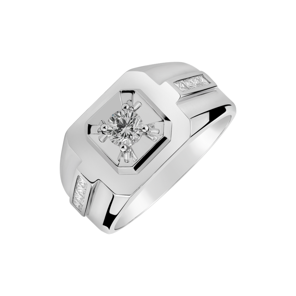 Diamond ring Rough Elegance