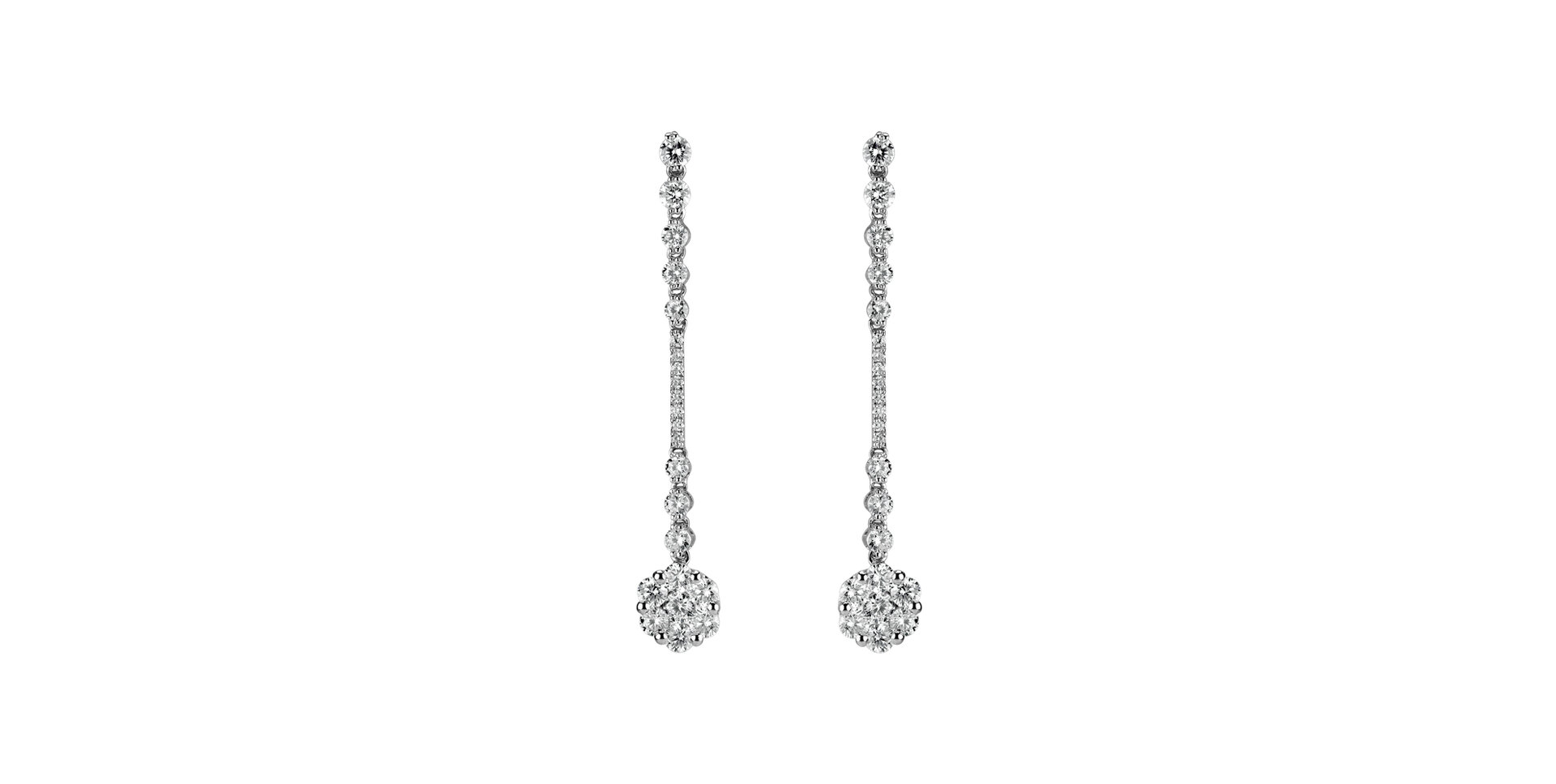 Diamond earrings Mademoiselle Beatrice