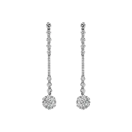 Diamond earrings Mademoiselle Beatrice